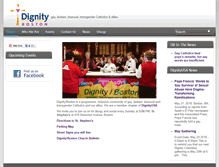 Tablet Screenshot of dignityboston.org